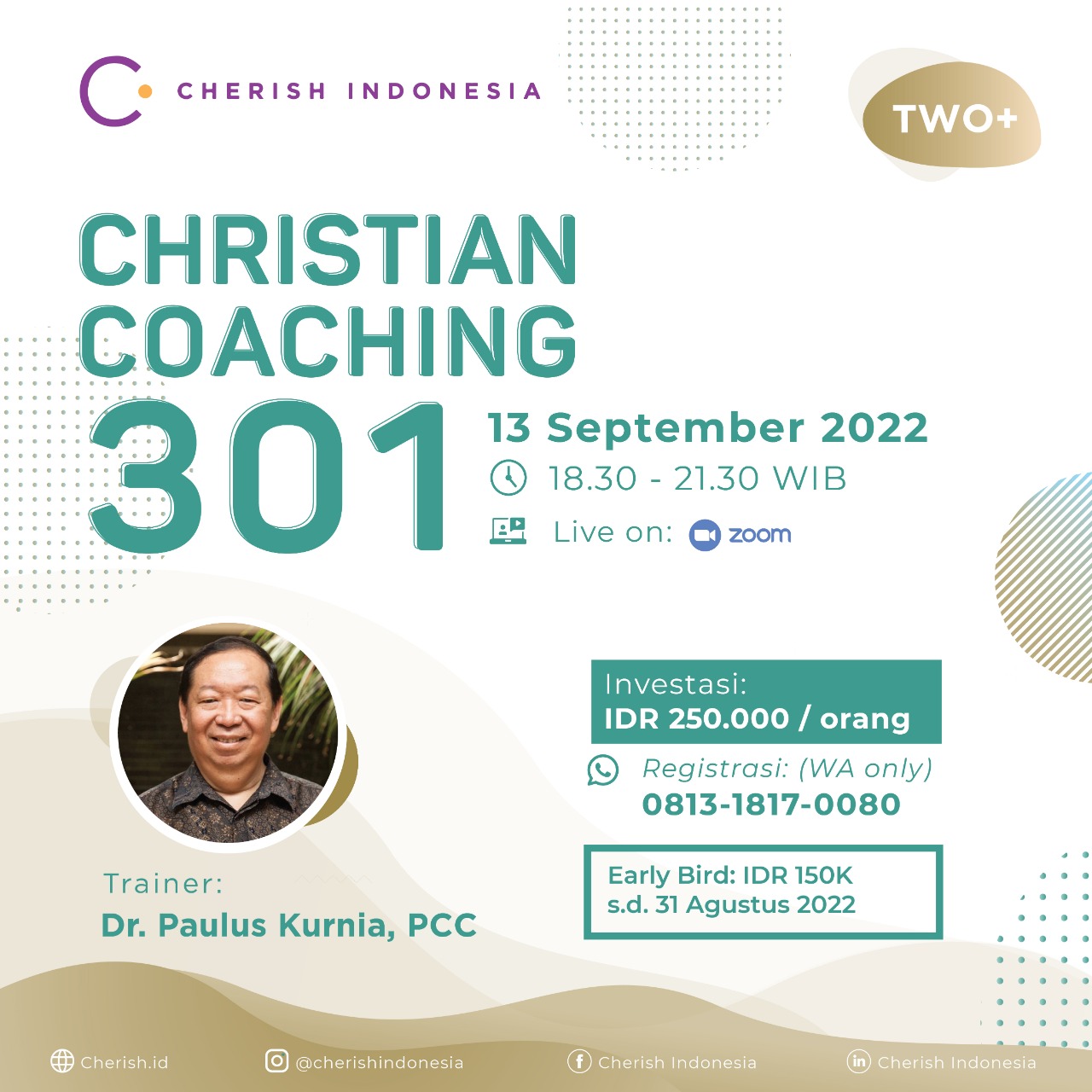 Christian Coaching 301 Sep 2022